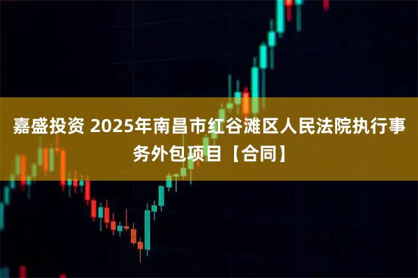 嘉盛投资 2025年南昌市红谷滩区人民法院执行事务外包项目【合同】